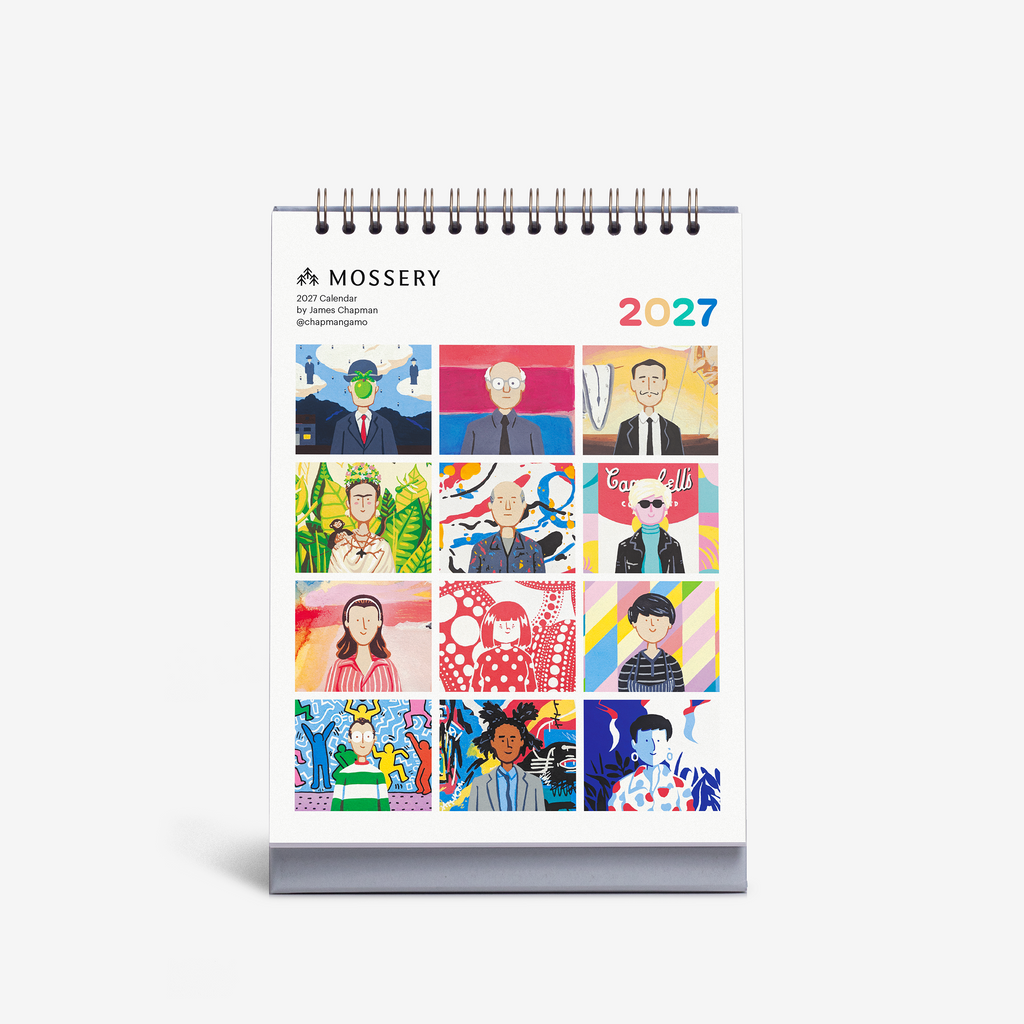Modern Masterpieces 2027 Desk Calendar