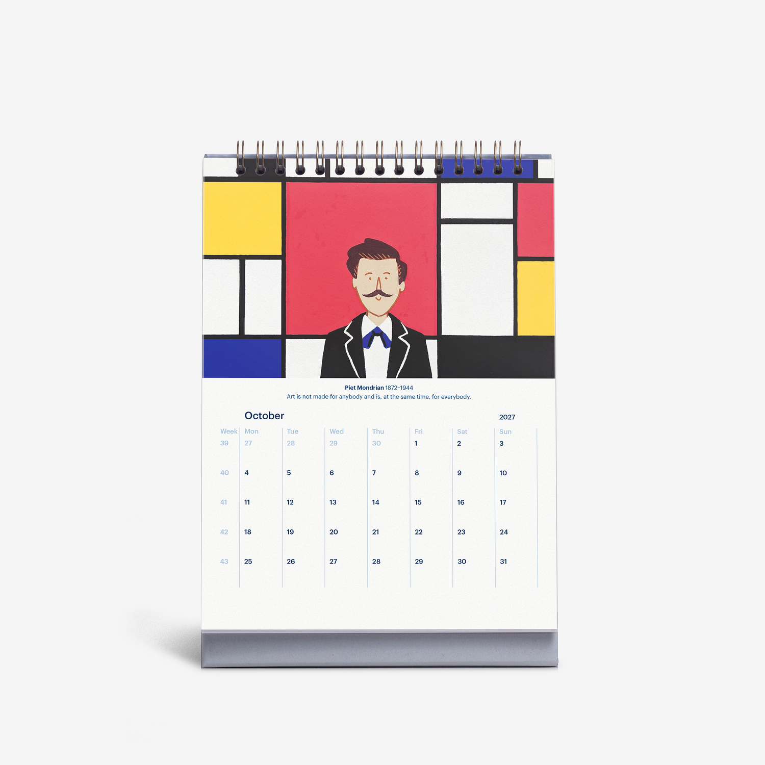 Timeless Icons 2027 Desk Calendar