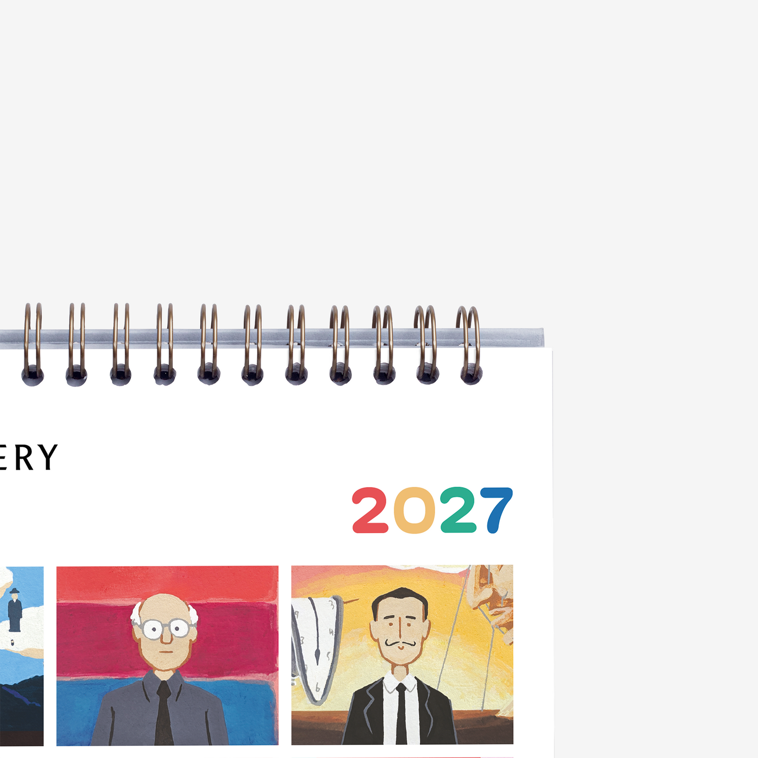 Modern Masterpieces 2027 Desk Calendar