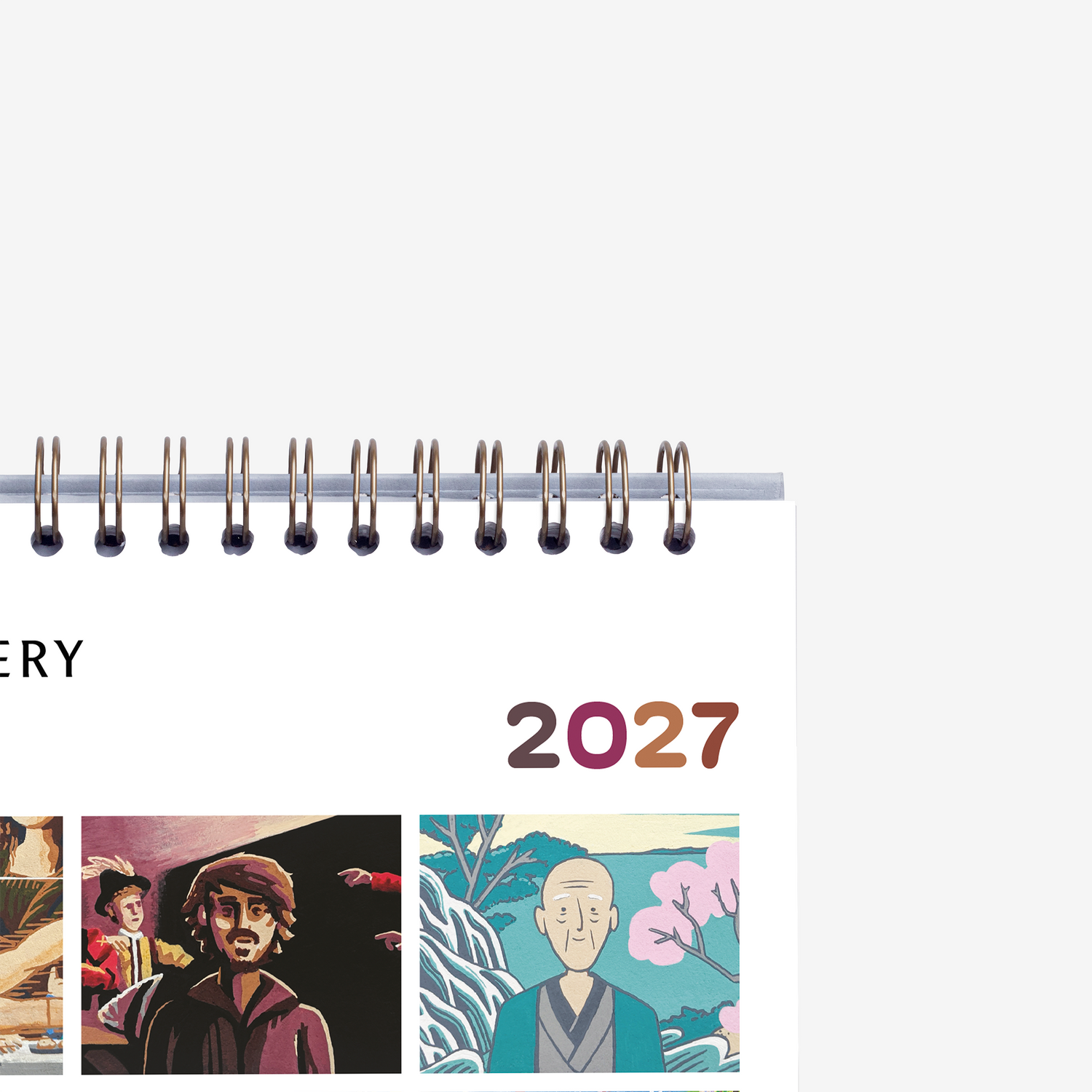 Timeless Icons 2027 Desk Calendar