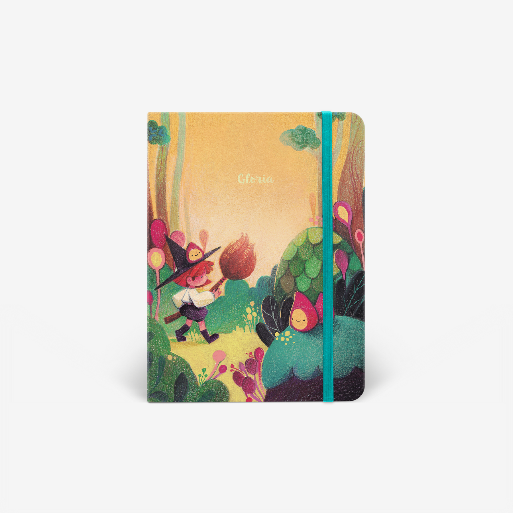 Forest Fable Light Threadbound Notebook by @poopikat