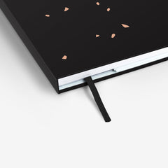 Black Speckle Half-Year Undated Planner