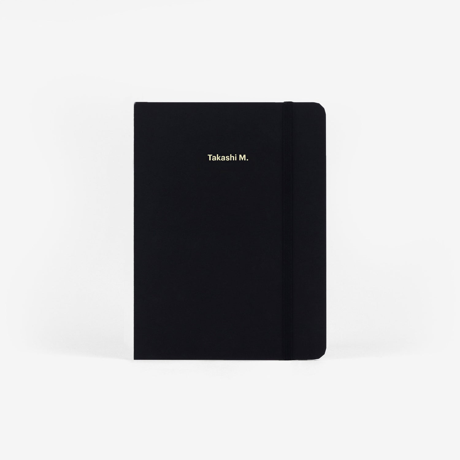 Plain Black Undated Planner