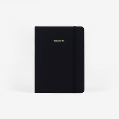 Plain Black Undated Planner