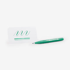 Pentel Fude Touch Brush Sign Pen - Green