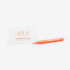 Pentel Fude Touch Brush Sign Pen - Orange