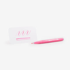Pentel Fude Touch Brush Sign Pen - Pink