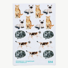 Artist Series Stickers: Cats (STC-514)