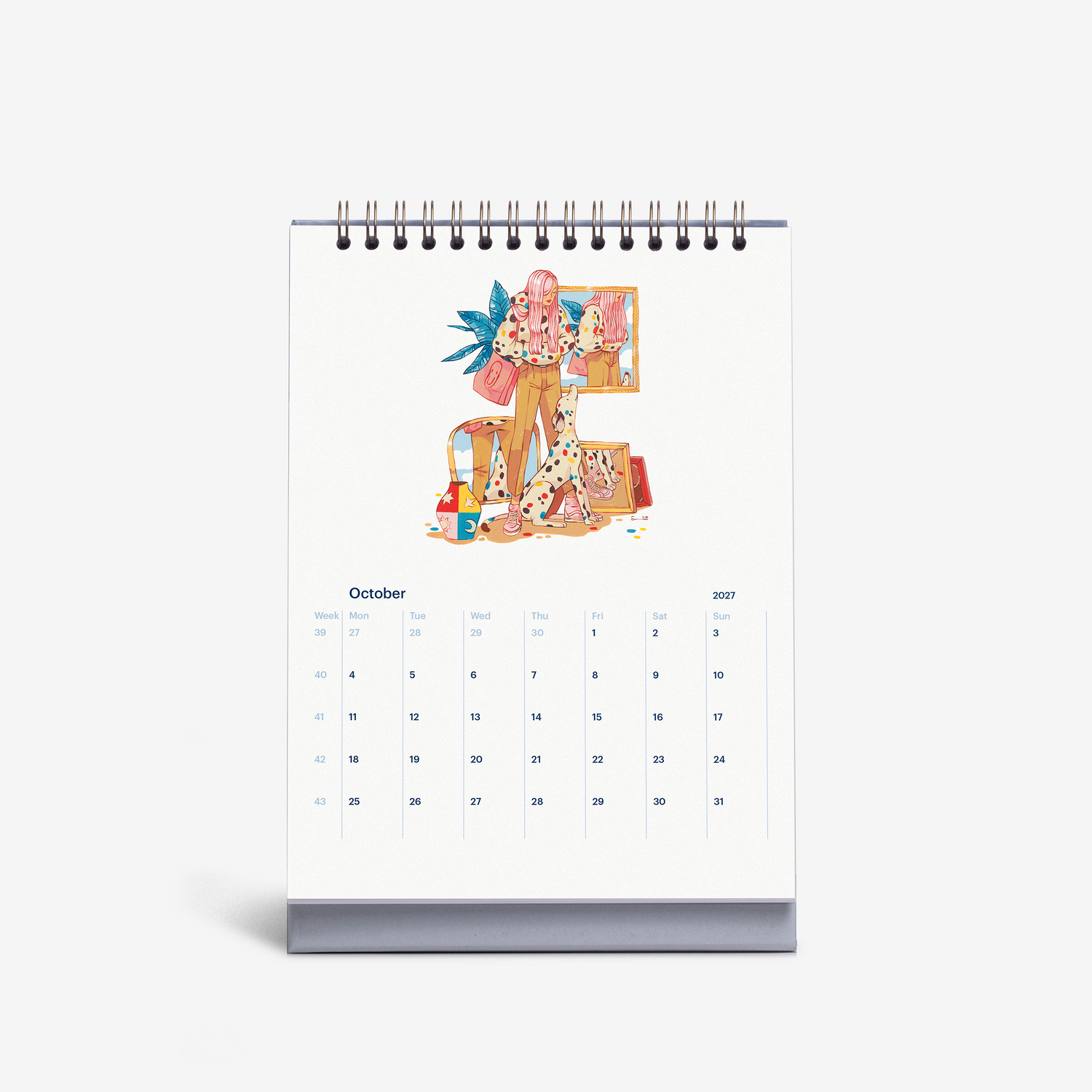 Muses of Adventure 2027 Desk Calendar