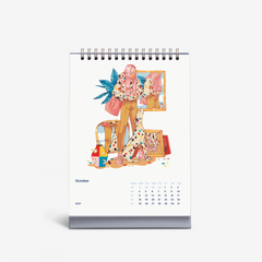 Muses of Adventure 2027 Desk Calendar