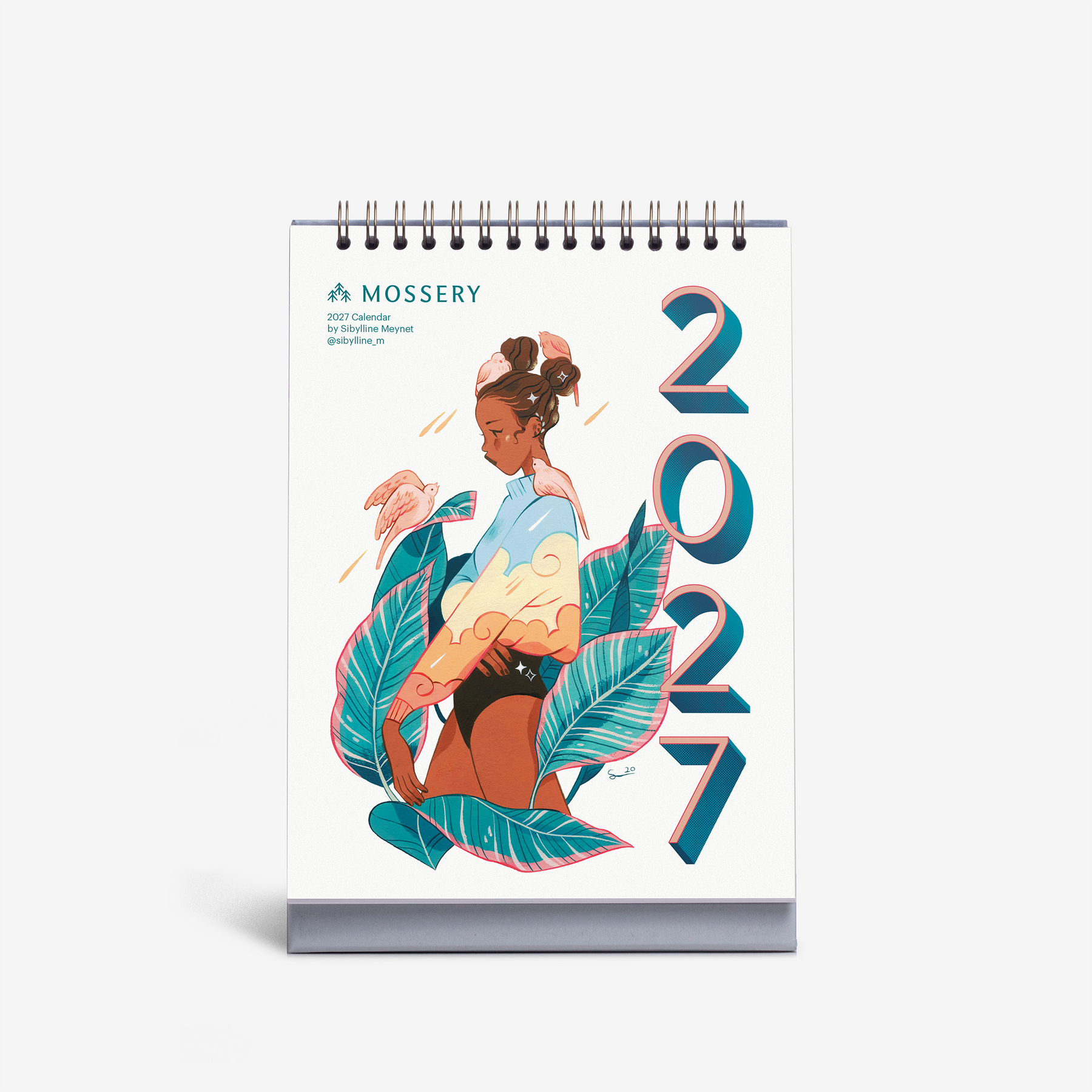 Muses of Adventure 2027 Desk Calendar by @sibylline_m