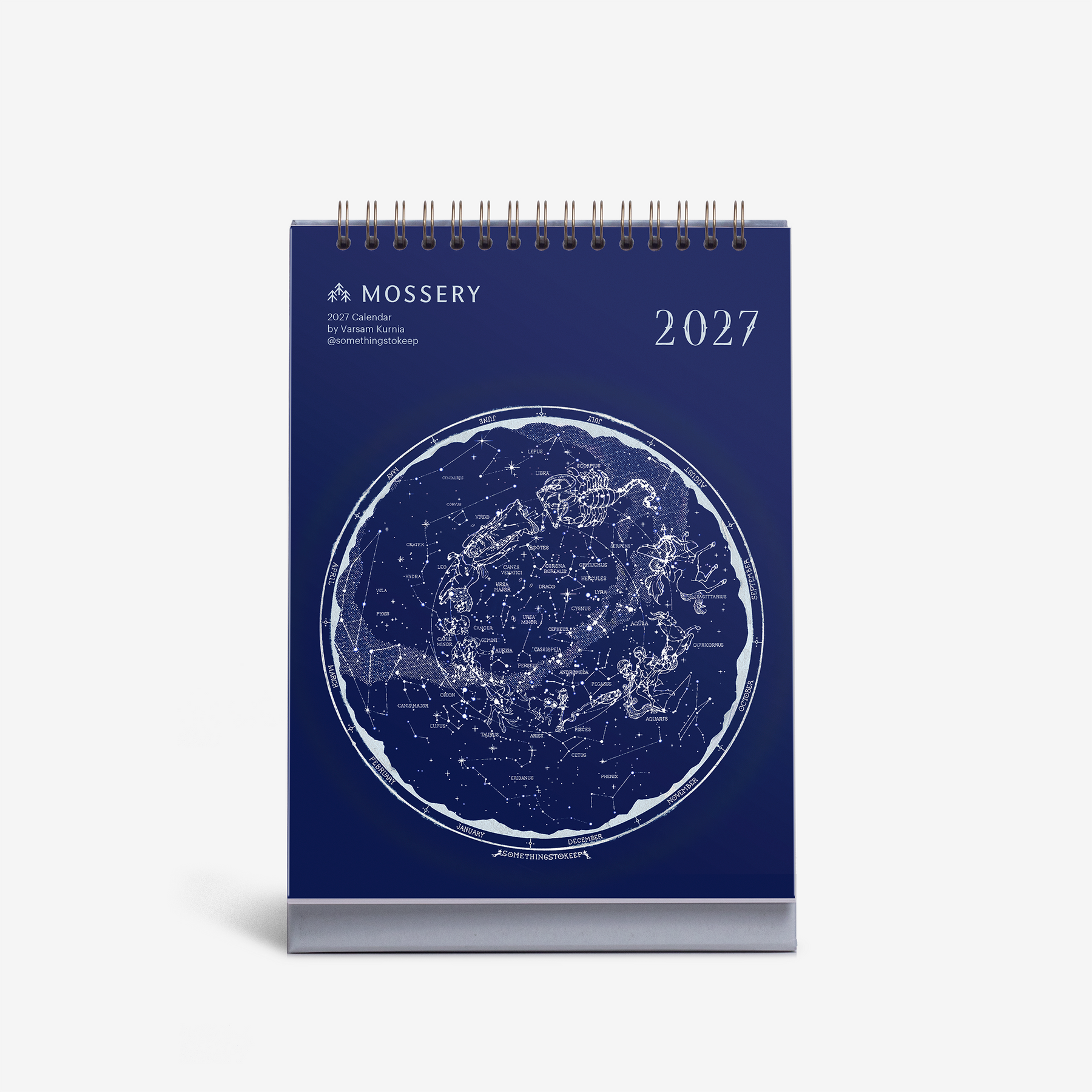 Constellation 2027 Desk Calendar by @somethingstokeep