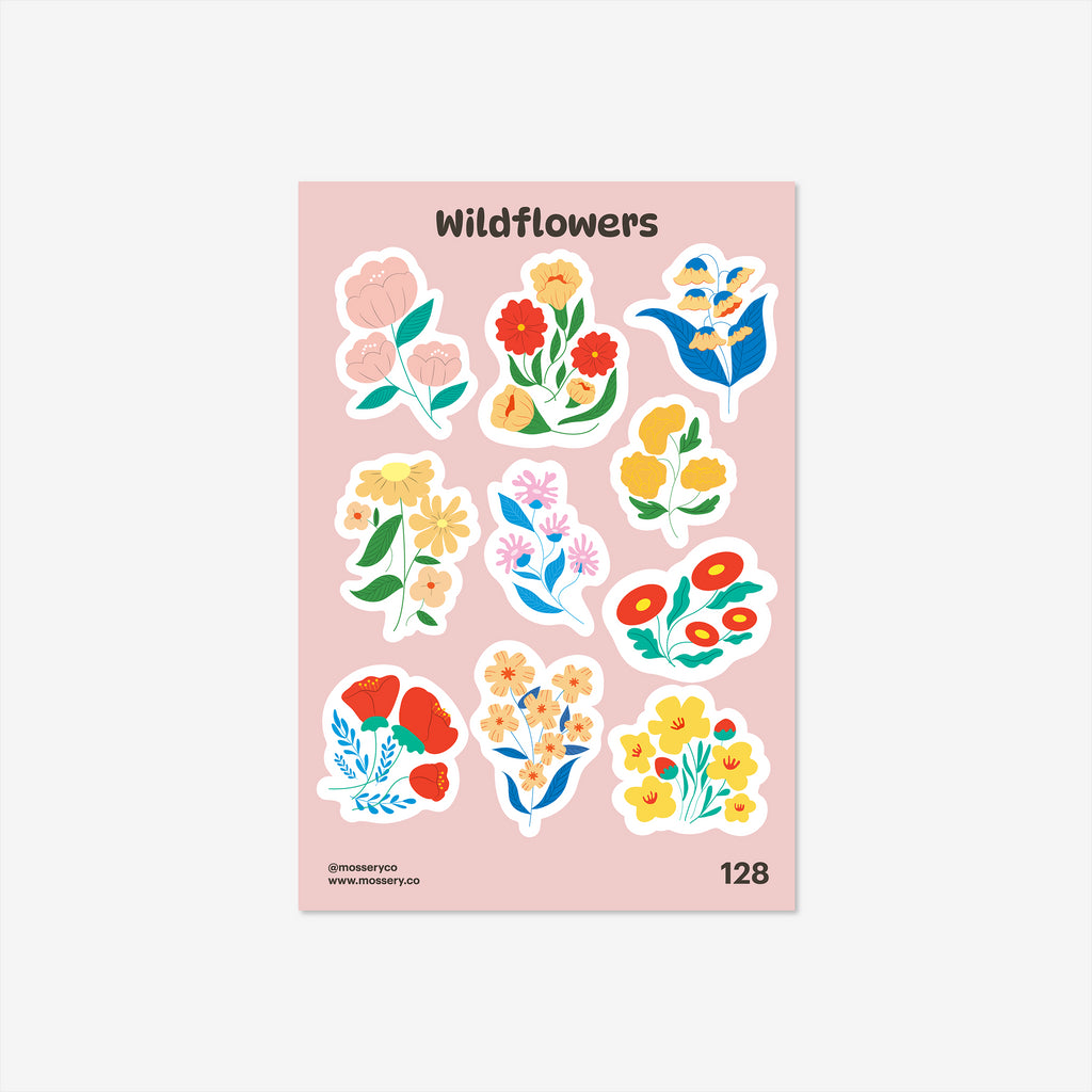 Mossery Stickers: Wildflowers (STC-128)