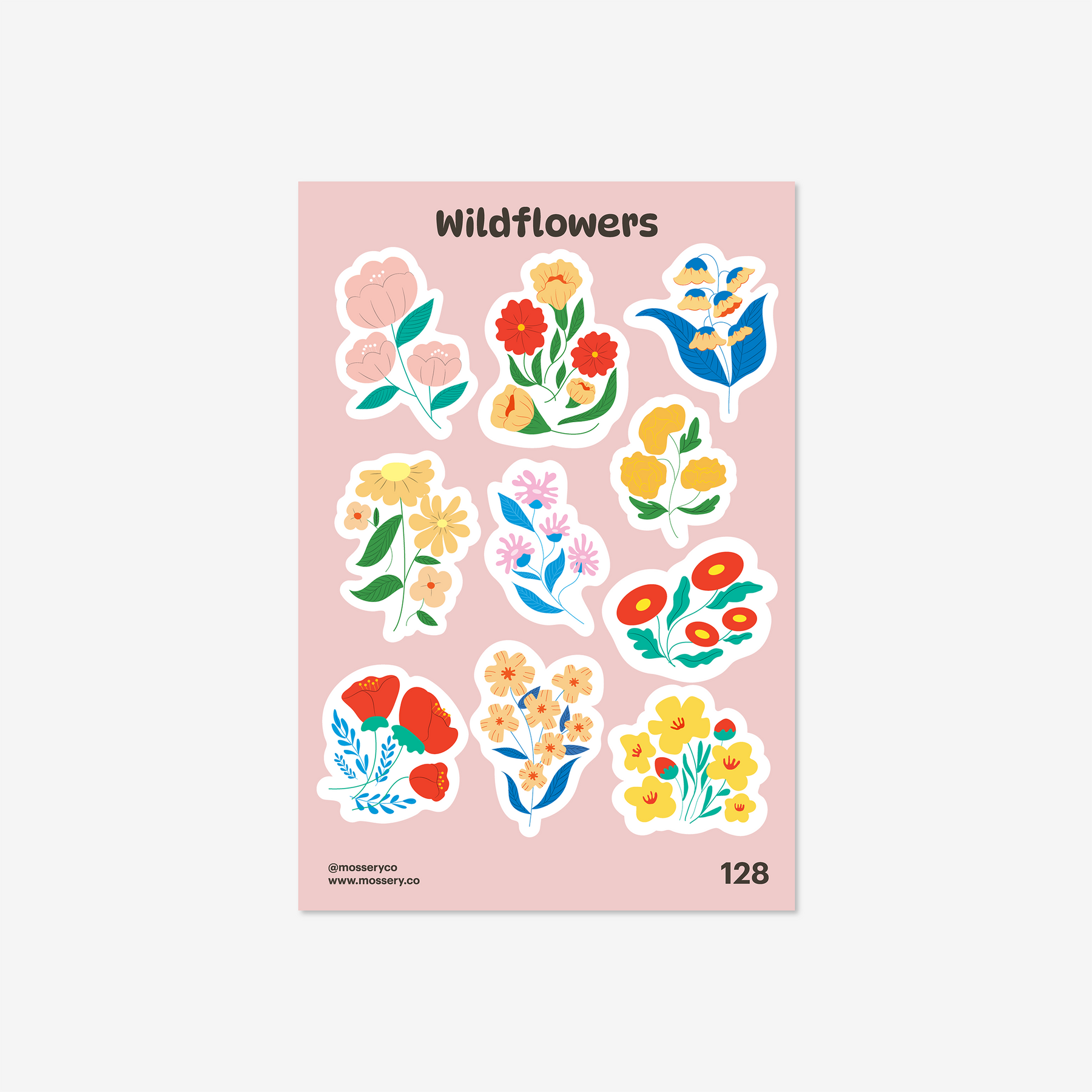 Mossery Stickers: Wildflowers (STC-128)