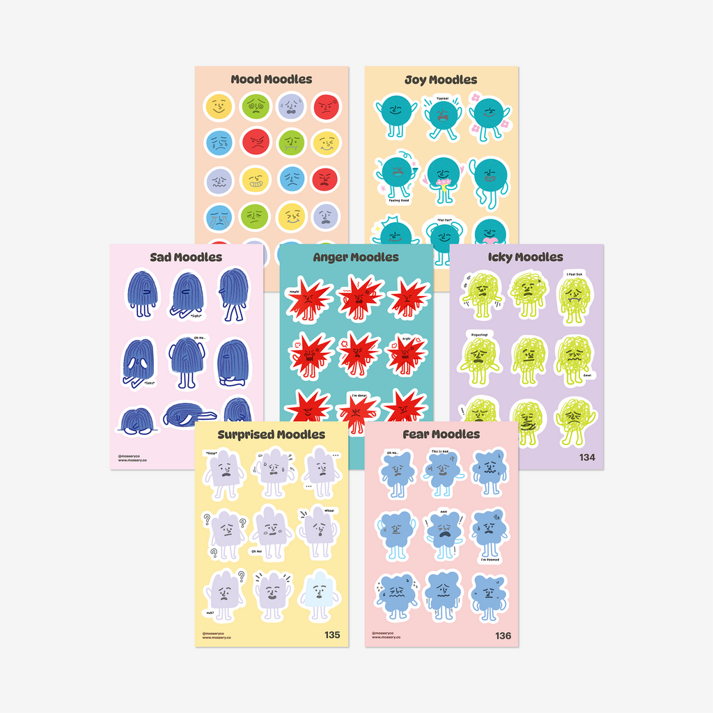 Mossery Stickers: Moodles Bundle