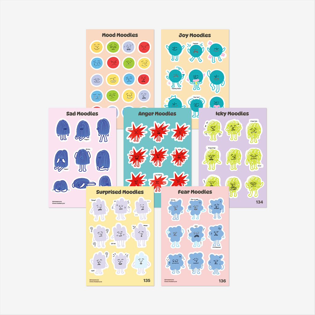 Mossery Stickers: Moodles Bundle