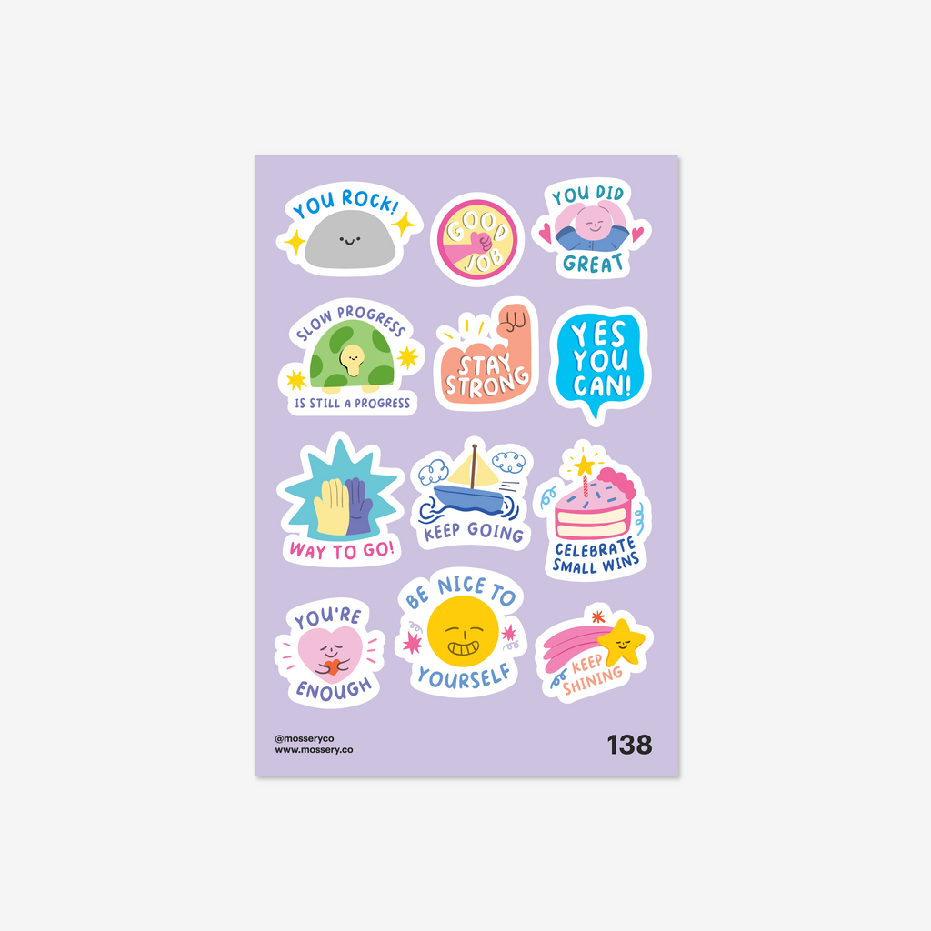 Mossery Stickers: Motivational (STC-138)