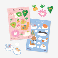 Cat Paradise Wirebound Notebook