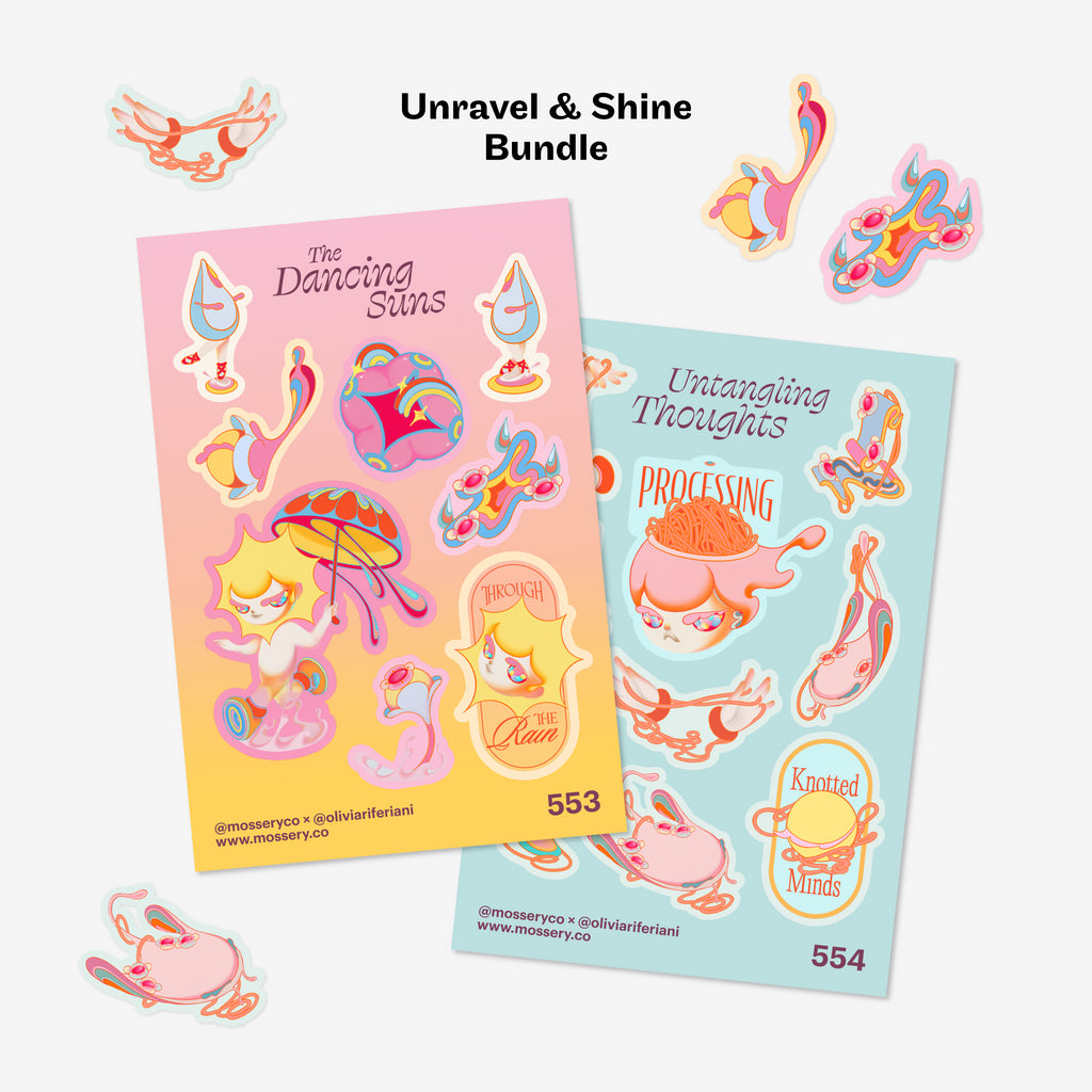 Artist Sticker Series: Unravel & Shine Bundle