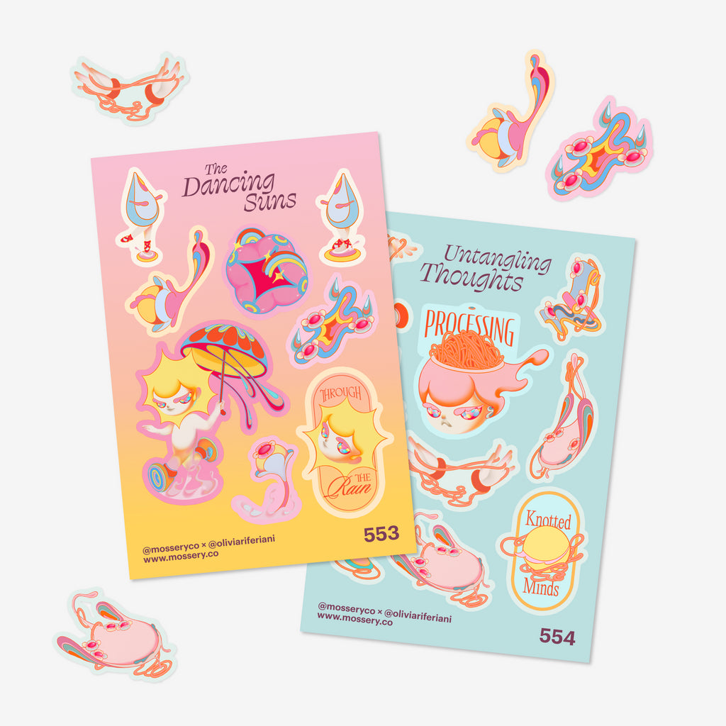 Artist Sticker Series: Unravel & Shine