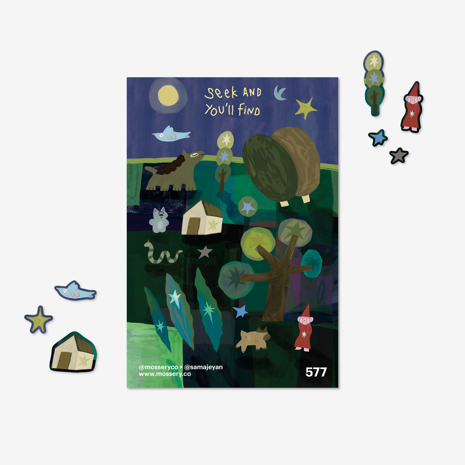 Artist Series Sticker: Seek and You'll Find