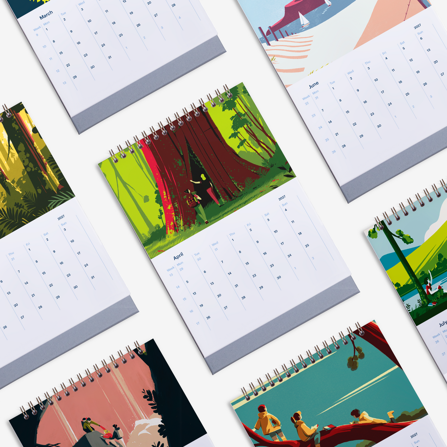 The Great Outdoor 2027 Desk Calendar