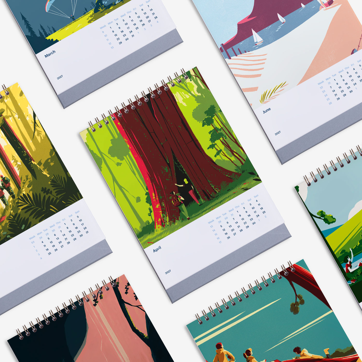 The Great Outdoor 2027 Desk Calendar