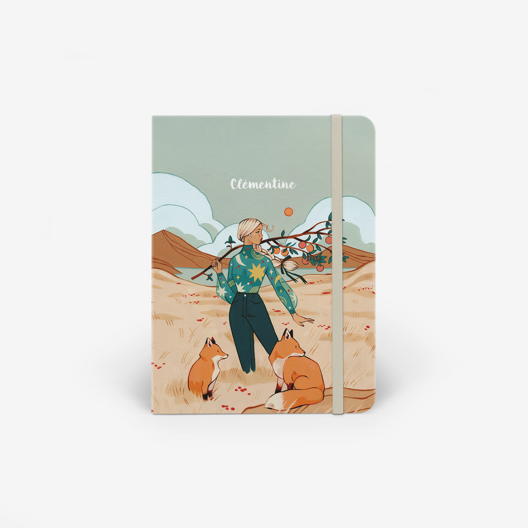 Autumn Foxes Threadbound Sketchbook by @sibylline_m