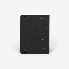 Black Speckle Wirebound Notebook