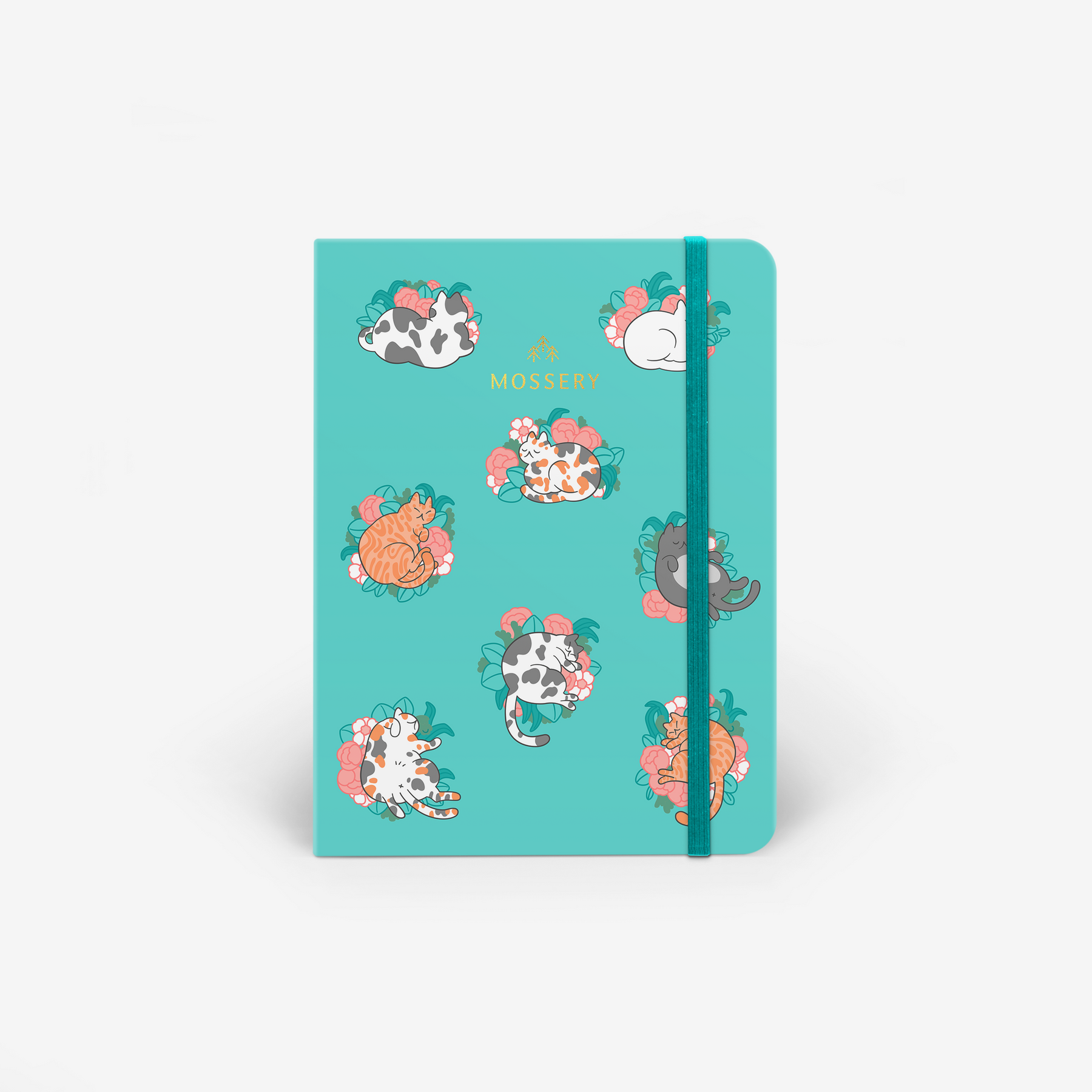 Blossom Cats Wirebound Notebook