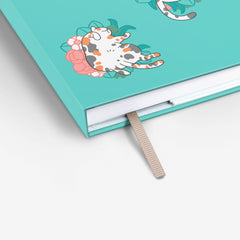 Blossom Cats Wirebound Notebook