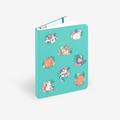 Blossom Cats Threadbound Notebook