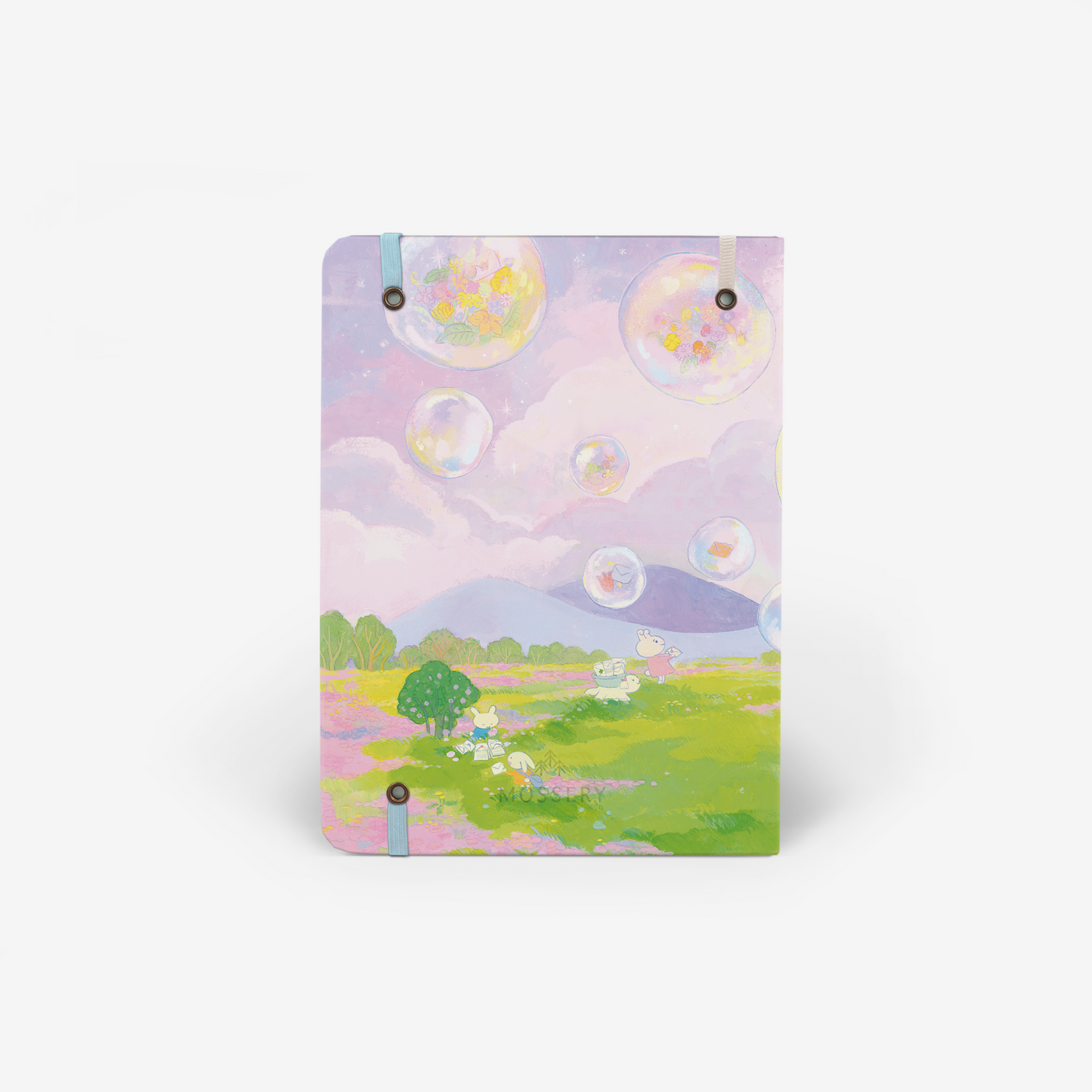 Bubble Wishes Threadbound Notebook