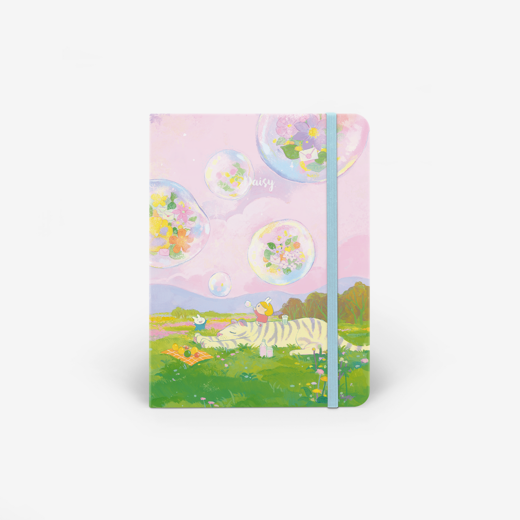 Bubble Wishes Wirebound Sketchbook by @yoriyukiii