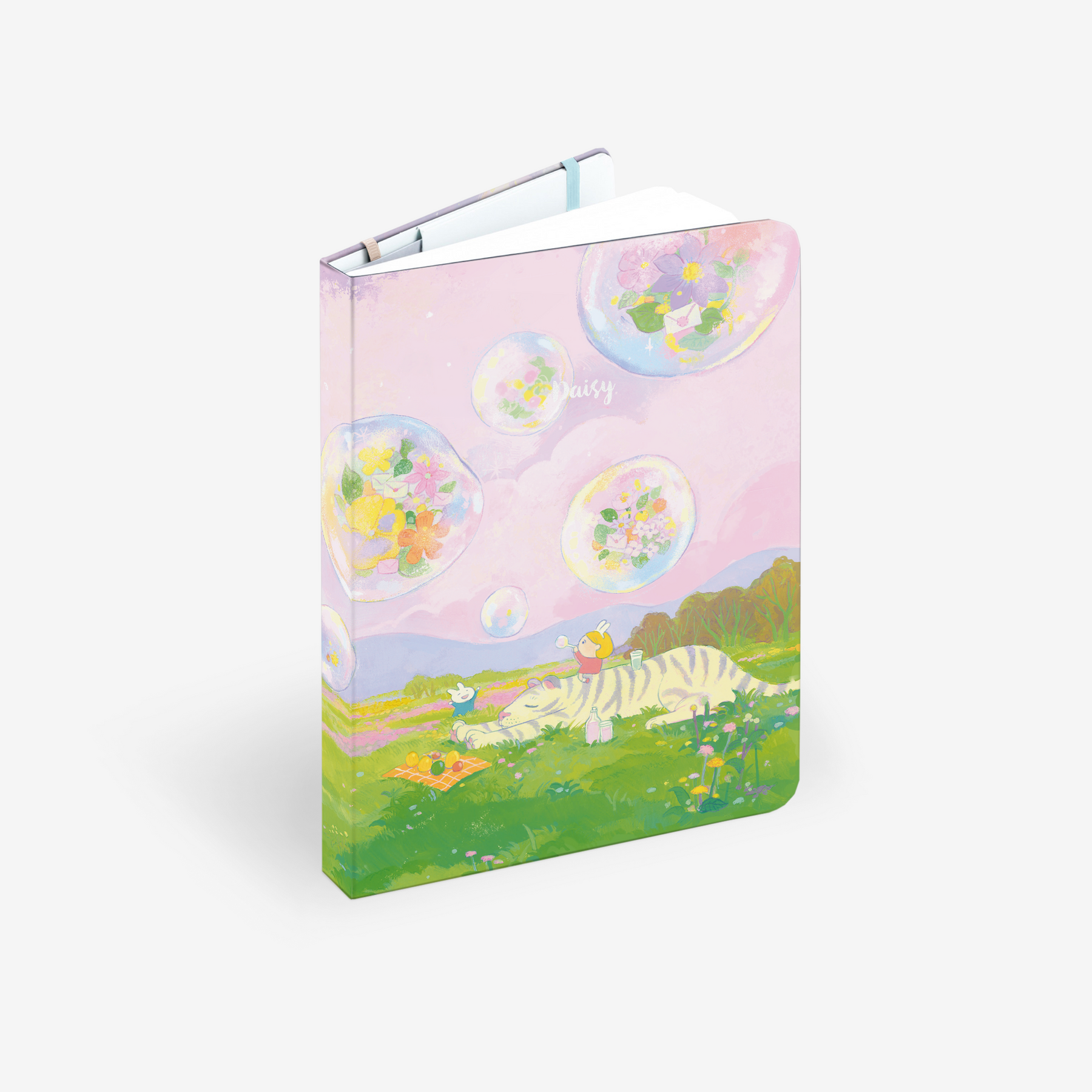 Bubble Wishes Wirebound Notebook