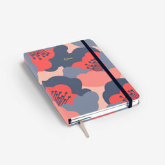 Camellia Wirebound Notebook
