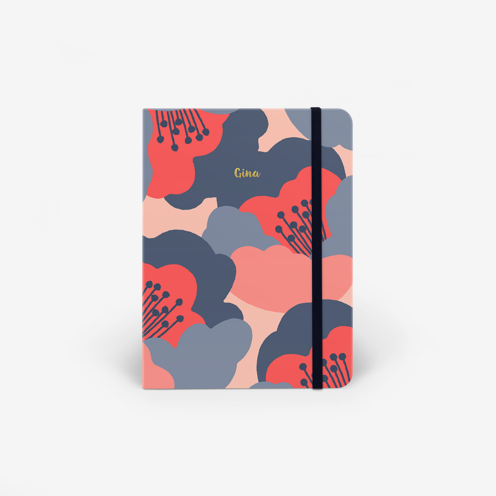 Camellia Wirebound Notebook