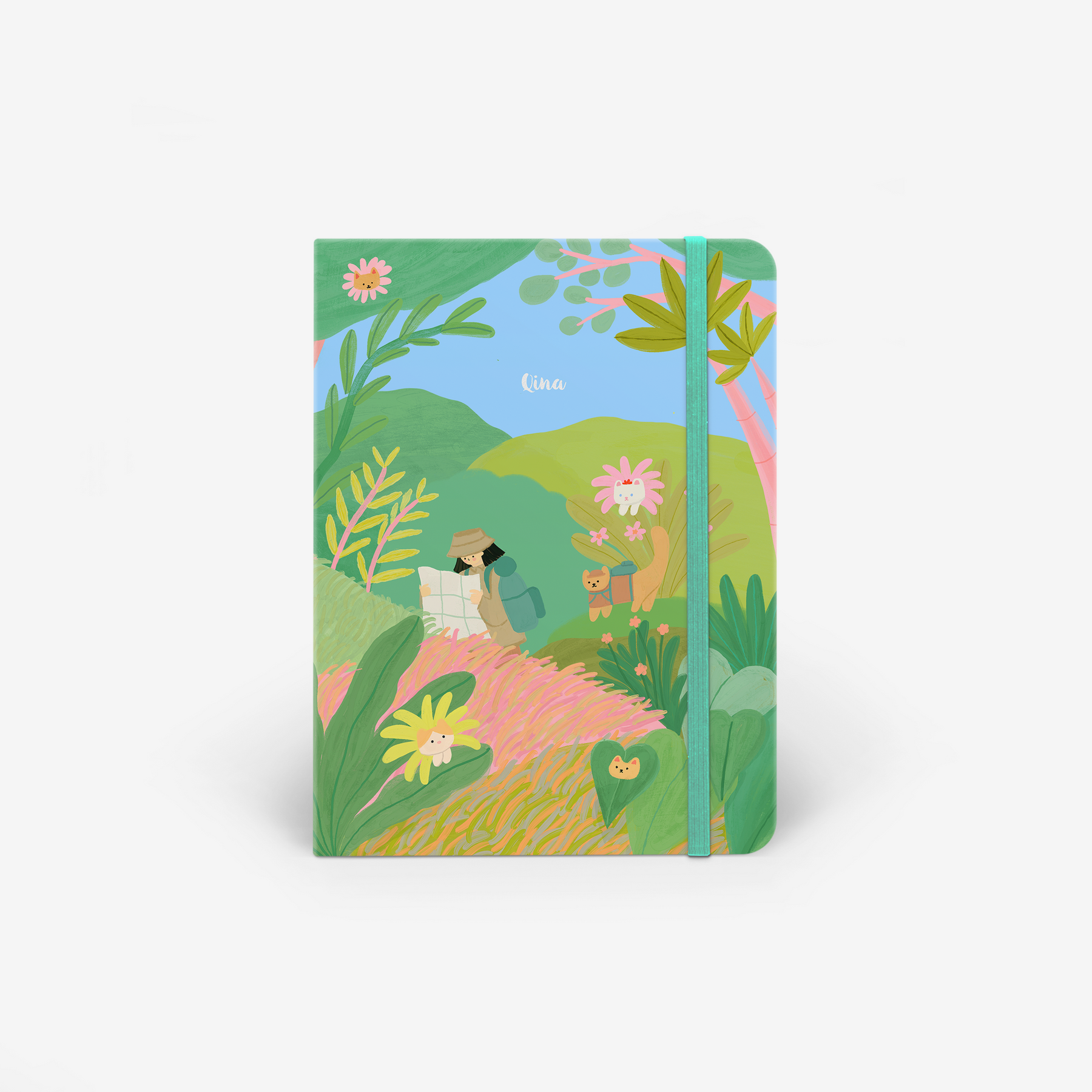 Cat Paradise Threadbound Sketchbook by @bungadanbintang