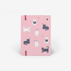 Cats Pink Threadbound Notebook
