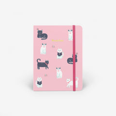 Cats Pink Wirebound Sketchbook