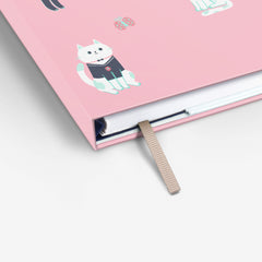 Cats Pink Wirebound Notebook