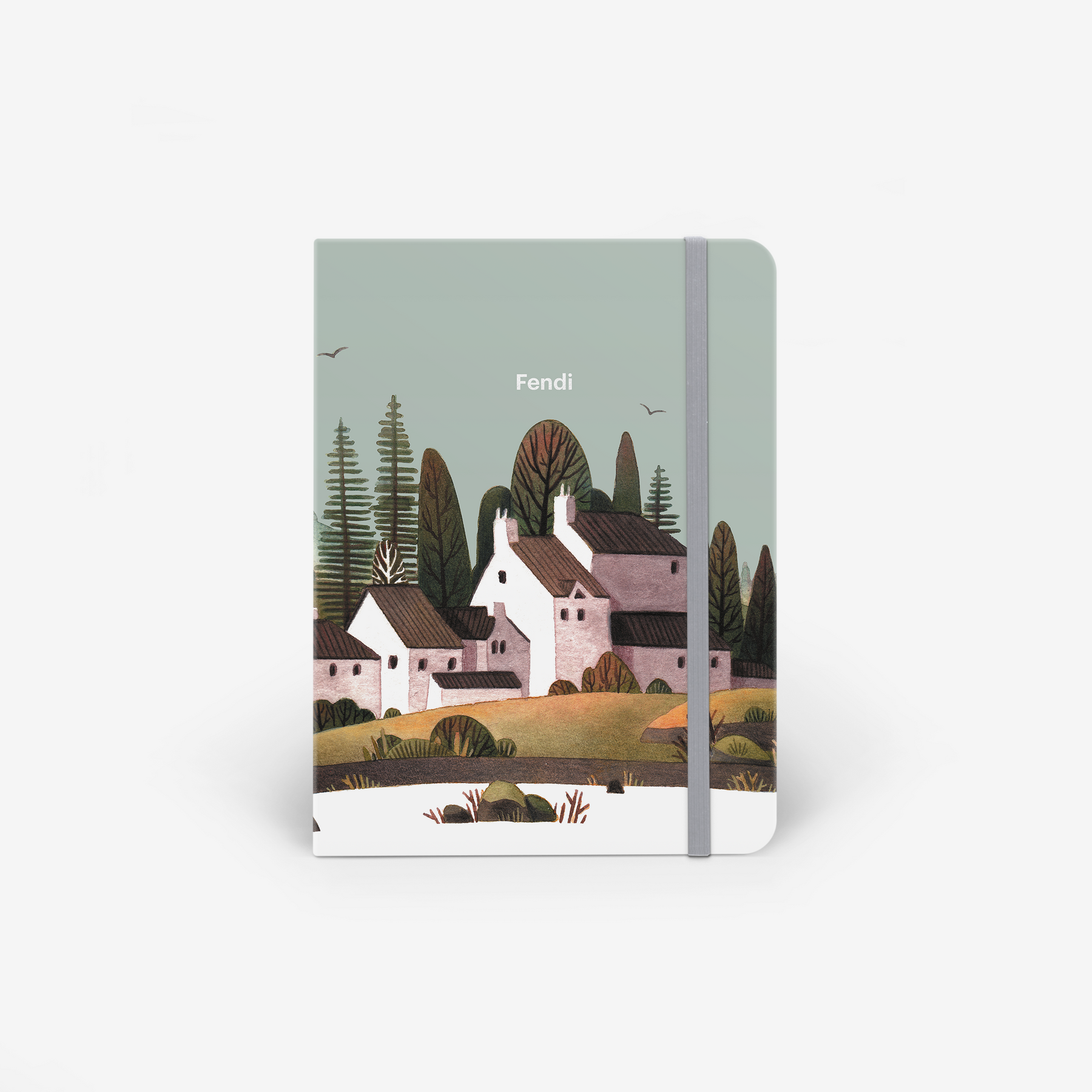 Countryside Wirebound Notebook by @iraville
