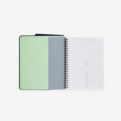 Spring Collies Wirebound Notebook