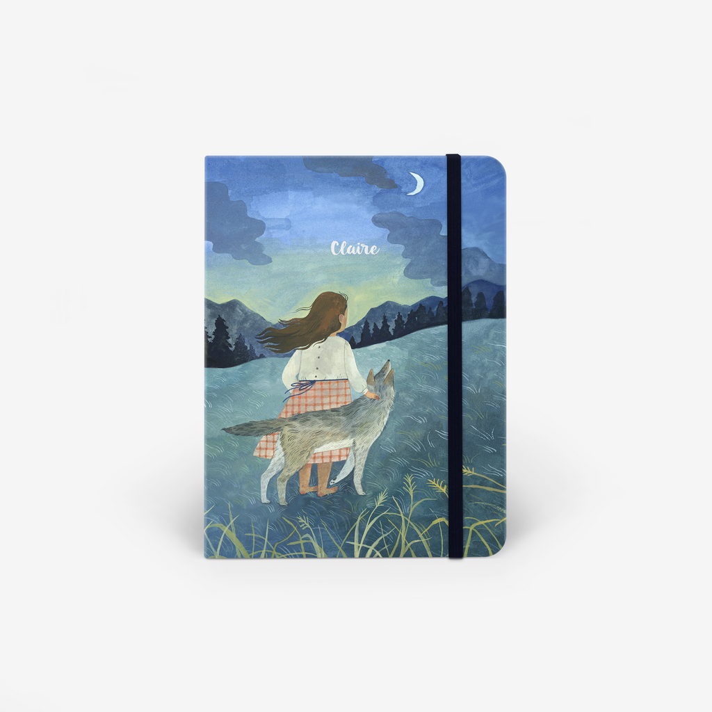 Coyote Moon Wirebound Notebook