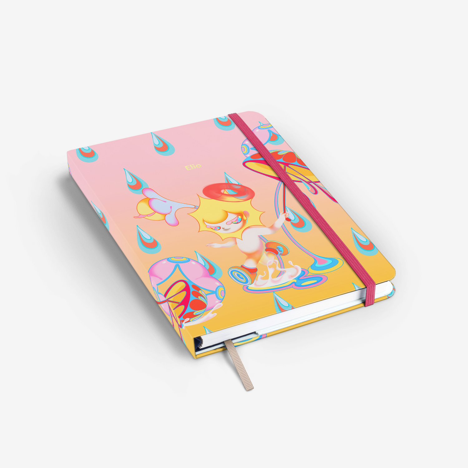 Dancing Suns Wirebound Notebook