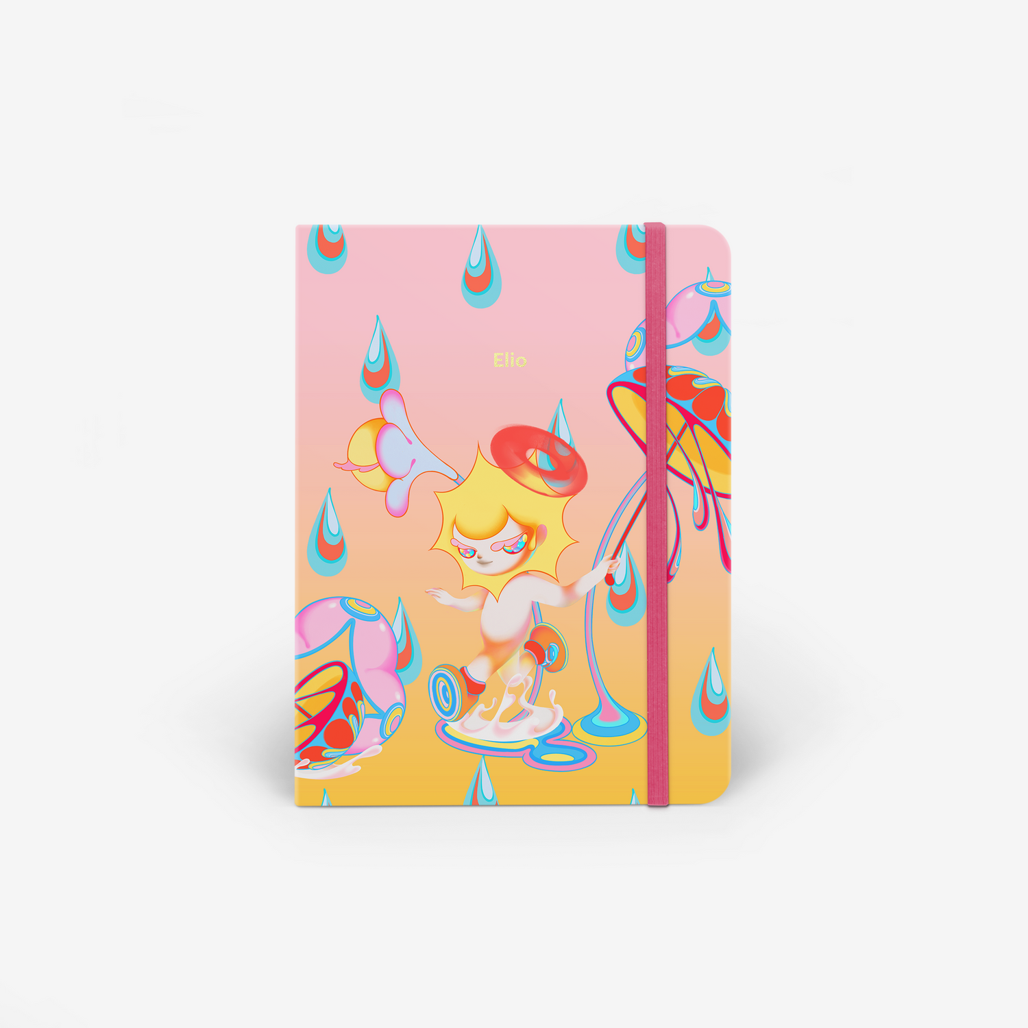 Dancing Suns Wirebound Notebook