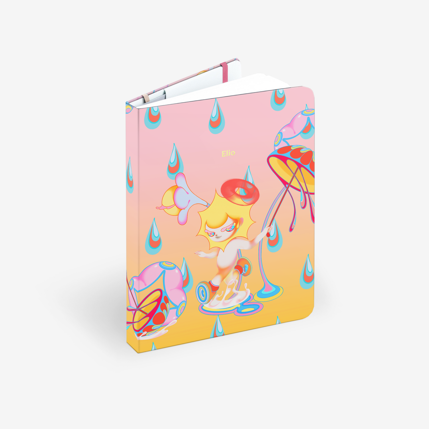 Dancing Suns Wirebound Notebook