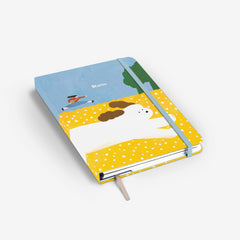 Dog Chase Wirebound Notebook