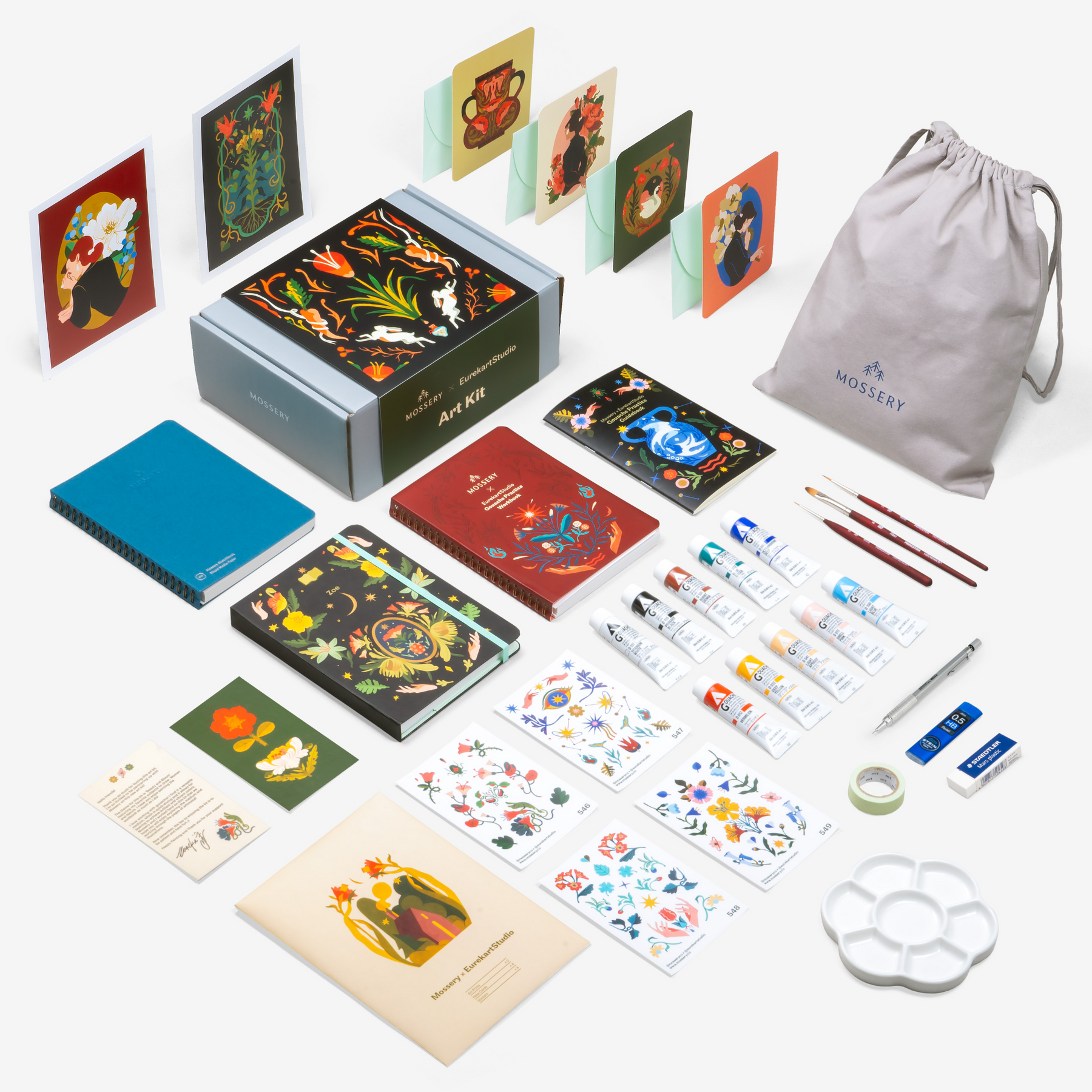 EurekartStudio Gouache Art Kit by @eurekartstudio