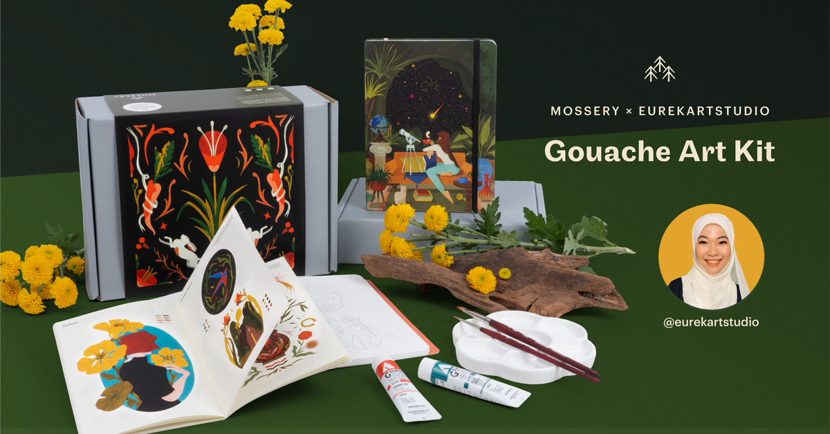 EurekartStudio Gouache Art Kit | Art Kits | Mossery